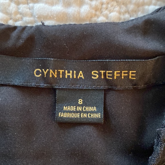 Black Cynthia Steffe cold shoulder dress - Picture 2 of 4